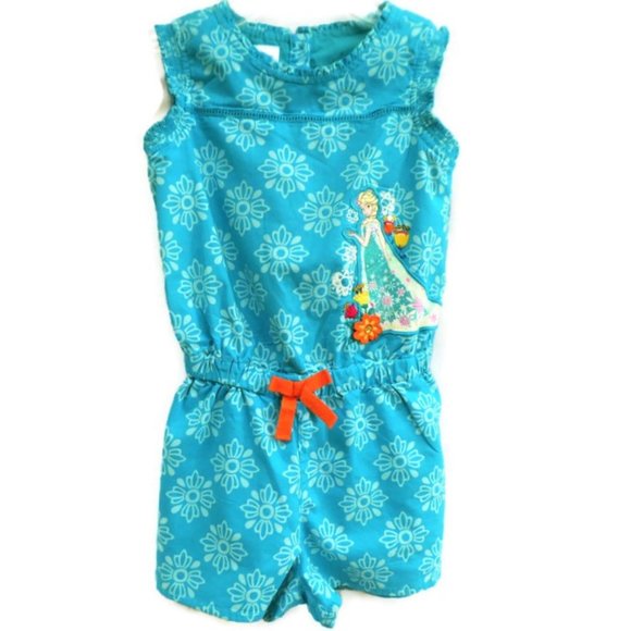Disney Store Girls Romper Princess Embellished 5 6 - Picture 1 of 4